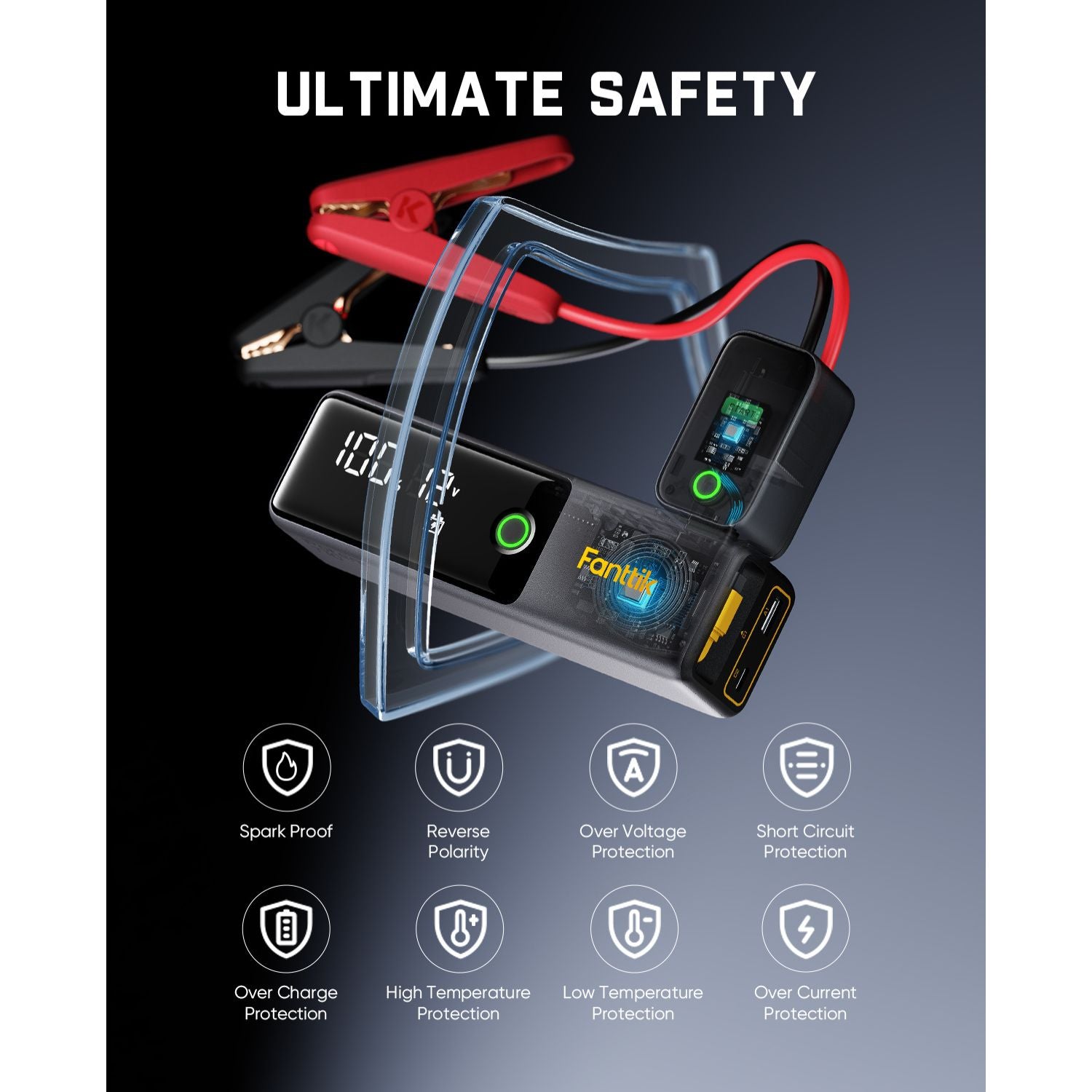 Fanttik Potent T10 1800 Amp Jump Starter