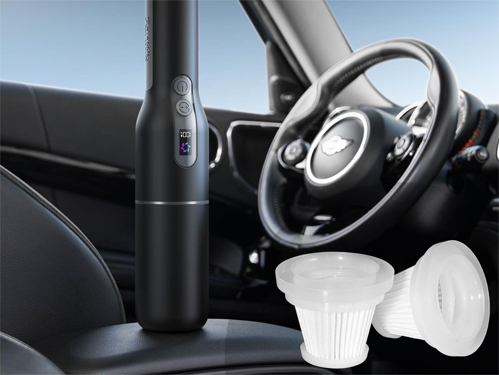 Fanttik 2-Pack Replacement HEPA Filter, Washable and Reusable Filter, Fits for Fanttik V7 Pocket Car Vacuum Cleaner