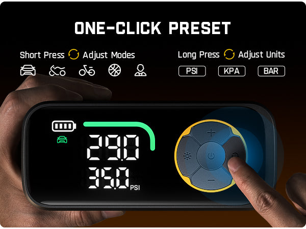 Fanttik X10 APEX Tire Inflator Portable Air Compressor, 35s Fast Inflation, 150 PSI Cordless Tire Inflator with Digital Pressure Gauge, Car Air Pump for MPV, SUV, Motorcycles, Bikes, Balls