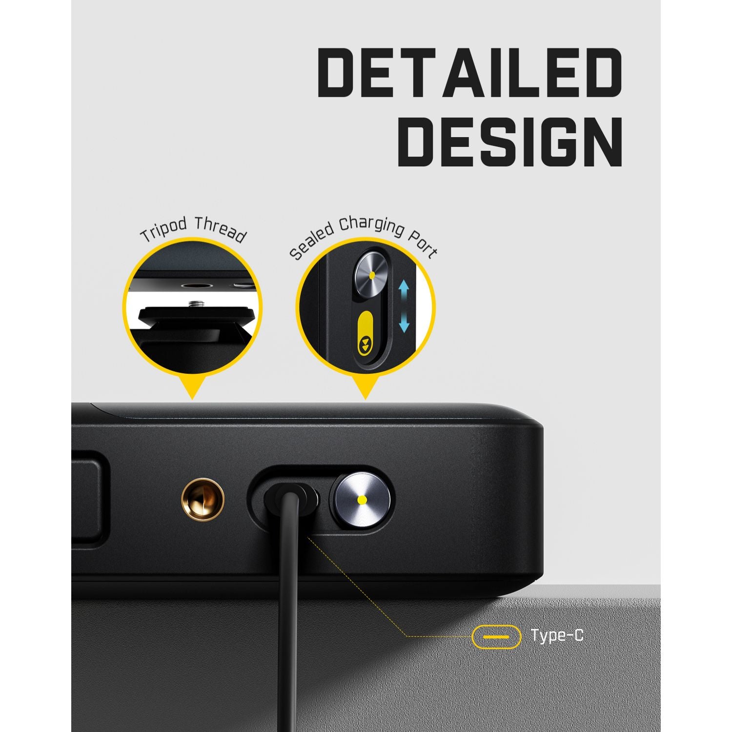 Fanttik A10 Apex laser distance meter with tripod thread and sealed Type-C charging port