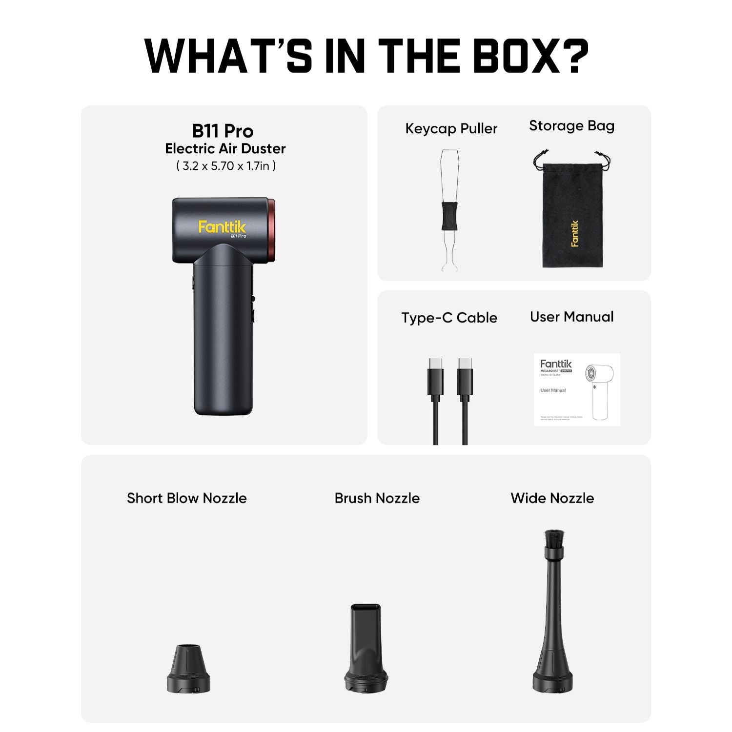 Fanttik B11 Pro Electric Air Duster