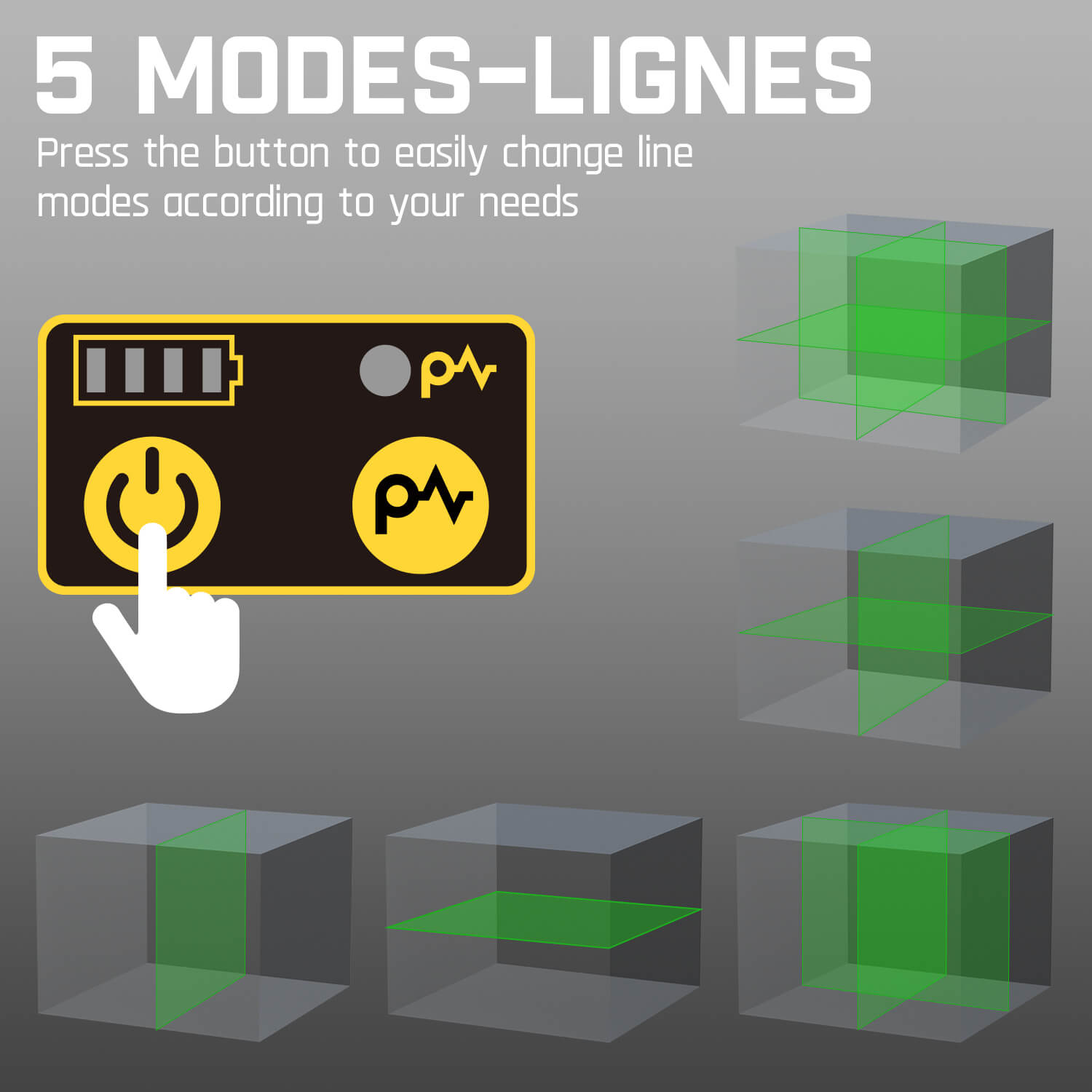 Fanttik D12 PLUS Laser Level 3×360°, Self-leveling Green Cross Line, 12 Lines for Construction and Picture Hanging, 5200mAh Battery Rechargeable, 200ft Outdoor Pulse Mode, Class II (<1 mW max output)