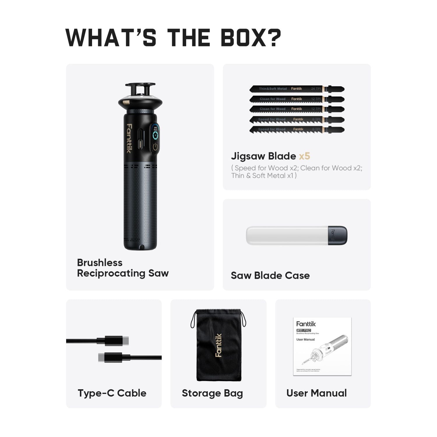 Fanttik R11 Pro Cordless Reciprocating Saw