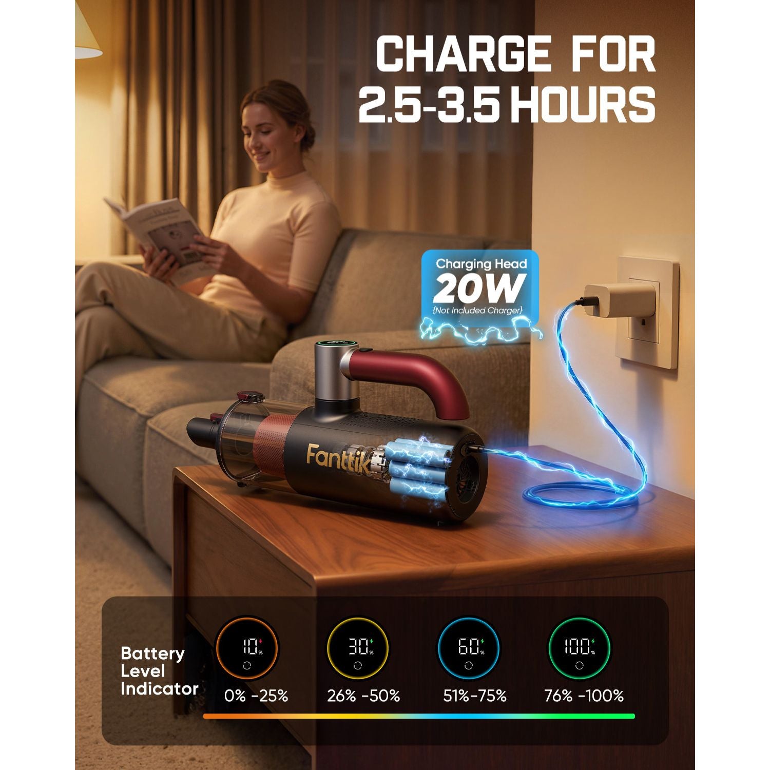 Fanttik Cruise V11 APEX Cordless Handheld Vacuum