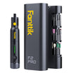 Fanttik F2 PRO Cordless Rotary Tool Kit with 55 accessories, featuring a black rotary tool and organized storage case.