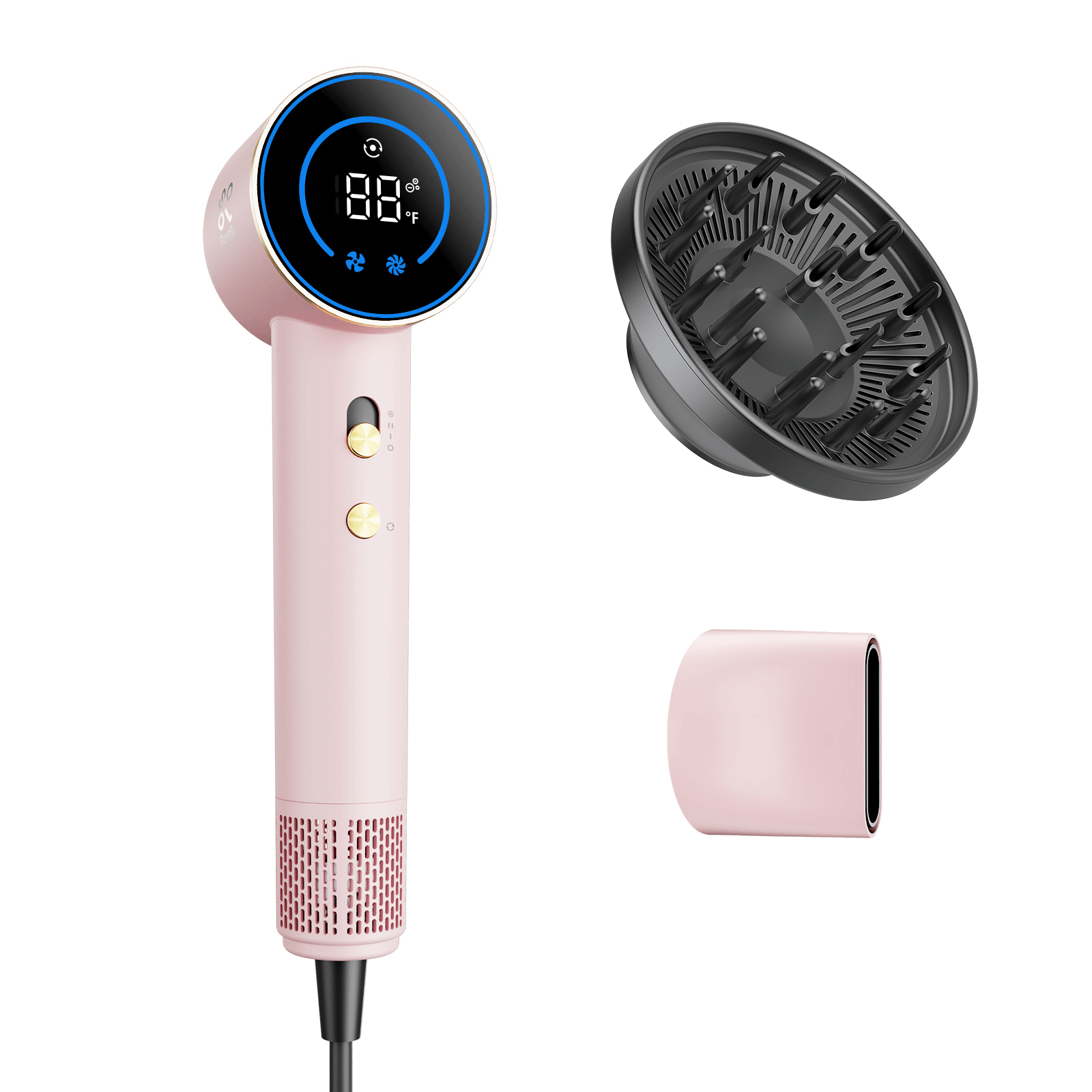 FanttikSolo Aura H10 APEX Hair Dryer and Hair Dryer Diffuser