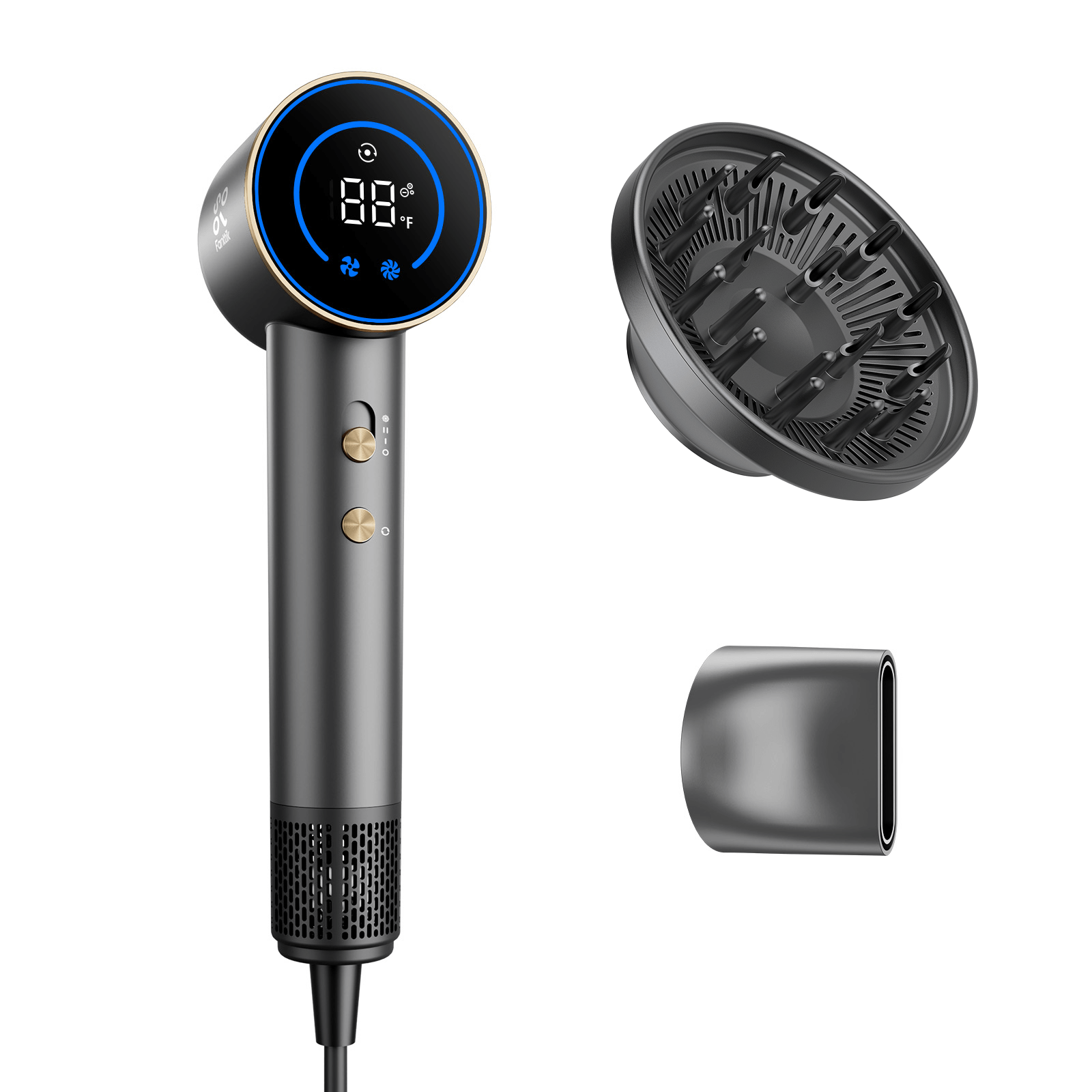 FanttikSolo Aura H10 APEX Hair Dryer and Hair Dryer Diffuser