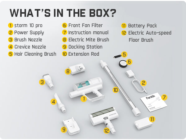 Fanttik Storm 10 Pro Cordless Stick Vacuum Cleaner
