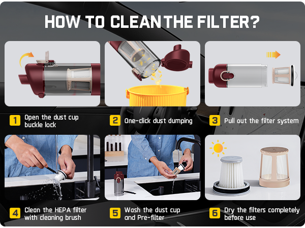 Fanttik Slim V8 Apex Car Vacuum, 4-in-1 Portable Mini Cordless Vacuum with 19000pa Suction Power, Type-C Charge, 2 Suction Modes, Handheld Vacuum for Car, Office Desk, Keyboards