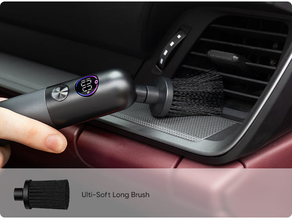 Fanttik Flip G10 Nano AutoCare Cordless Electric Scrubber, Dual-Speed with 8 Brush Heads, Adjustable Angle & Smart Display, IPX7 Waterproof for Deep Car Cleaning