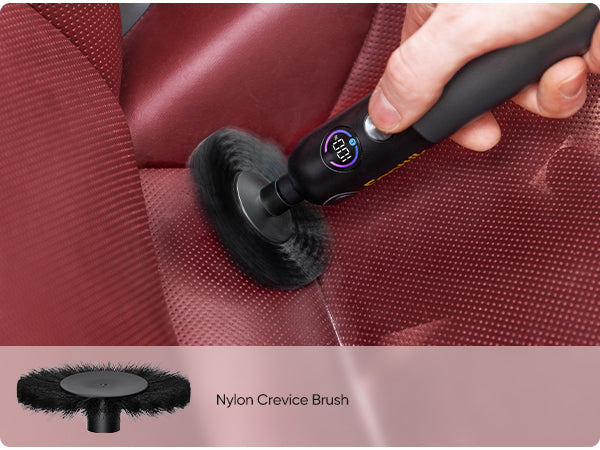 Fanttik Flip G10 Nano AutoCare Cordless Electric Scrubber, Dual-Speed with 8 Brush Heads, Adjustable Angle & Smart Display, IPX7 Waterproof for Deep Car Cleaning