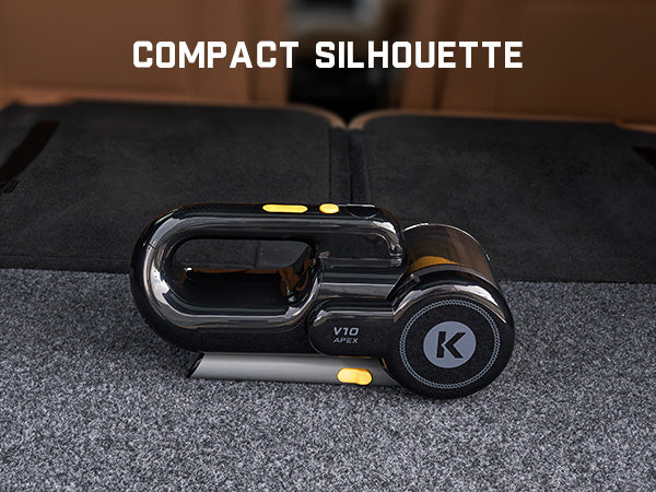 Fanttik DynamicClean™ V10 Apex Pivoting Car Vacuum Cordless, 17000Pa/50AW, 2.5H Fast Charge, 16.9 oz Large Dustcup, 130W Brushless Motor& LED Light, Portable Vacuum for Car Home Cleaning
