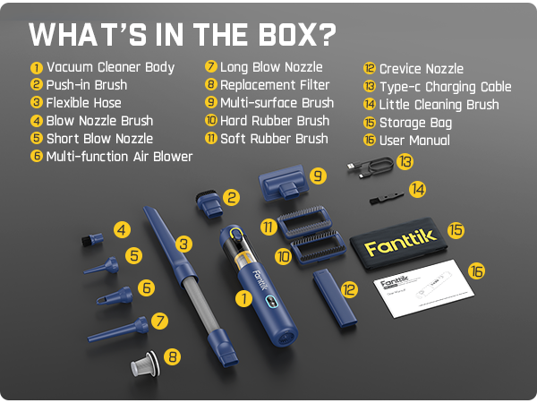 Fanttik Slim V8 Apex Car Vacuum