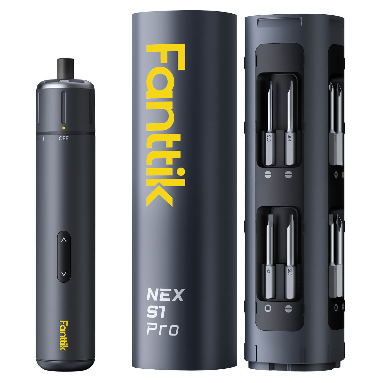 Fanttik S1 Pro Packs a Cordless Screwdriver, 16 Bits, and USB-C Charging Into a Magnetic Case for $50