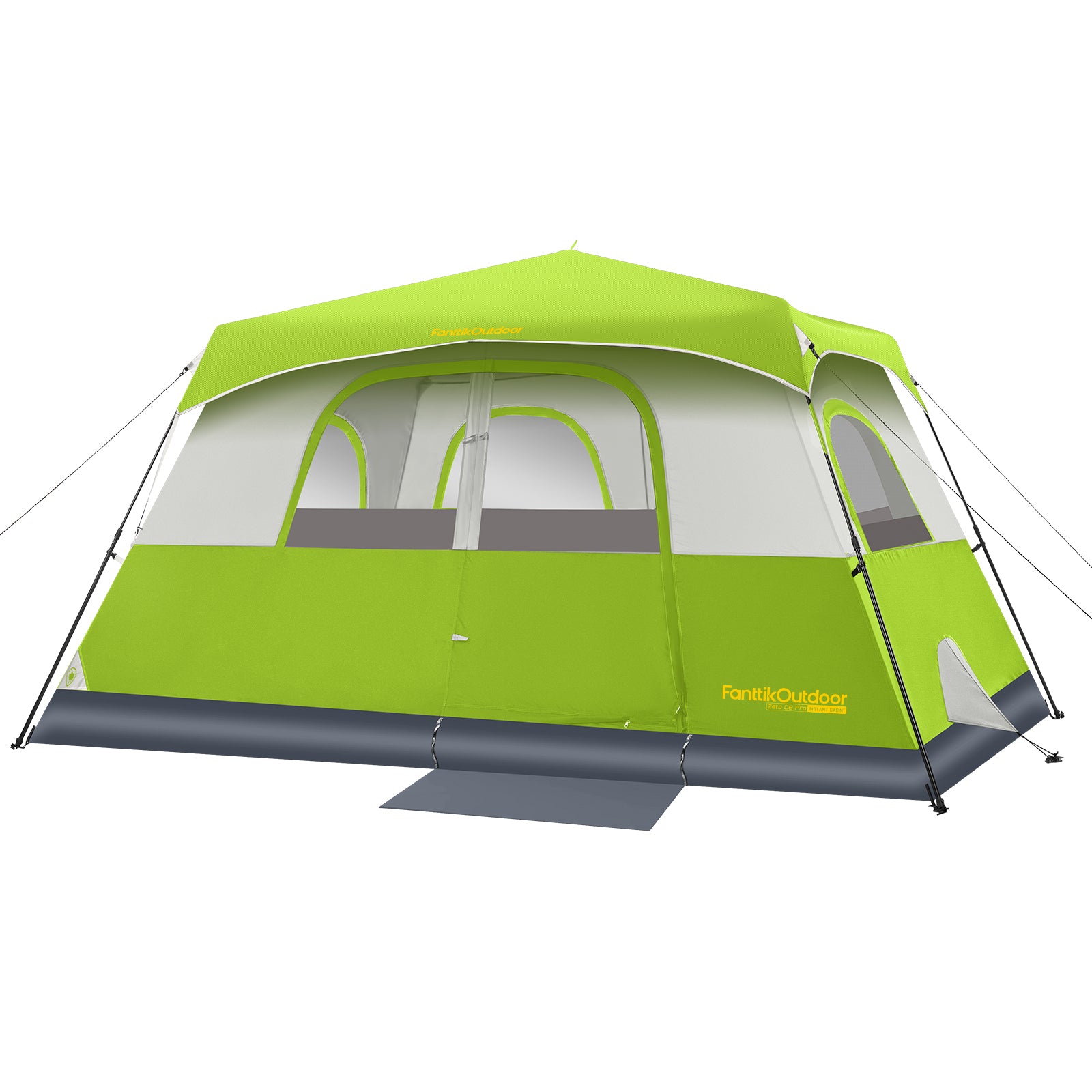 FanttikOutdoor Zeta C8 Pro Camping Tent 8 Person Instant Cabin Tent Setup in 60 Seconds with Rainfly & Windproof Portable Tent with Carry Bag for Family Camping & Hiking