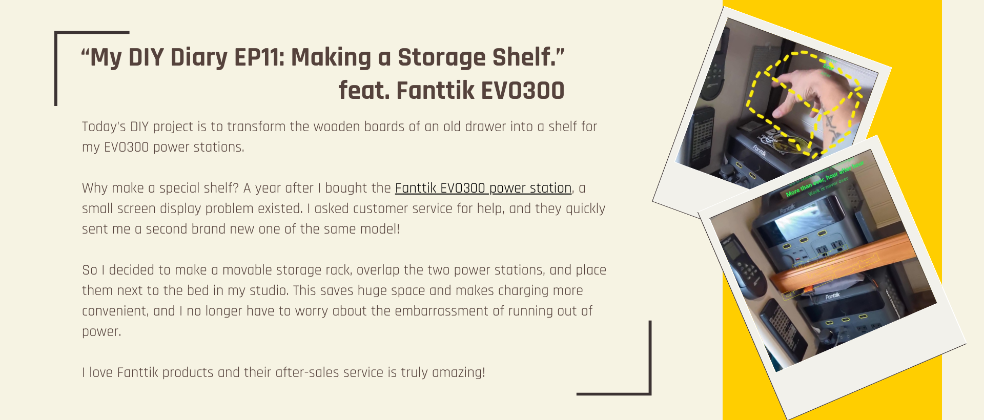 Customers Story with Fanttik