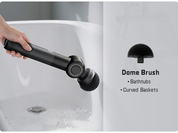 Fanttik G9 Pro Electric Scrubber, Dual-Speed (230/325 RPM) Rotary Cleaner with 6 Brush Heads, Adjustable Angle & Extendable Handle, IPX7 Waterproof, Type-C Charging for Bathroom, Tile, Grout