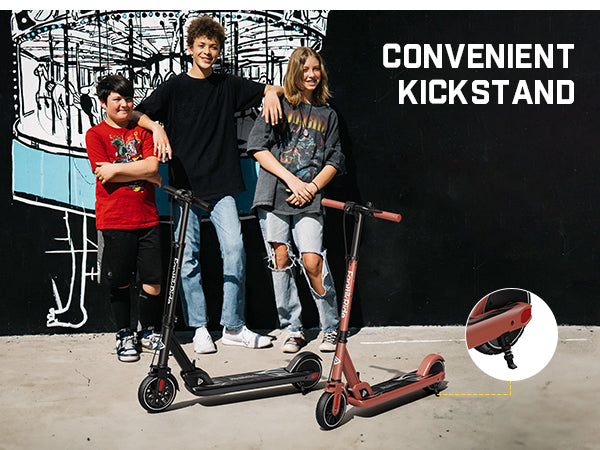 FanttikRide T9 Electric Scooter for Teenage Kids, 7/10/12 MPH, Visible Battery Level, Height Adjustable and Foldable, Electric Scooter for Kids 13+, The Best Gift for Kids (Black)