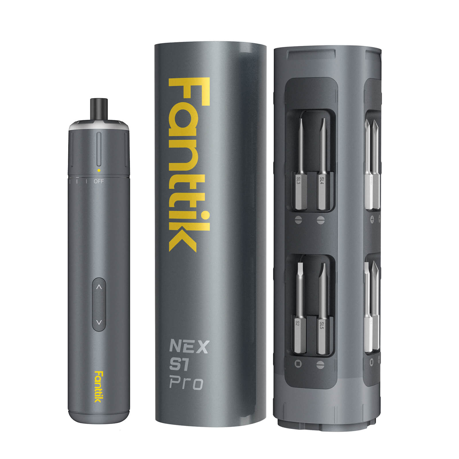 Fanttik NEX S1 Pro 3.7V Cordless Power Screwdriver Kit & E1 MAX Mini Precision Electric Screwdriver Set