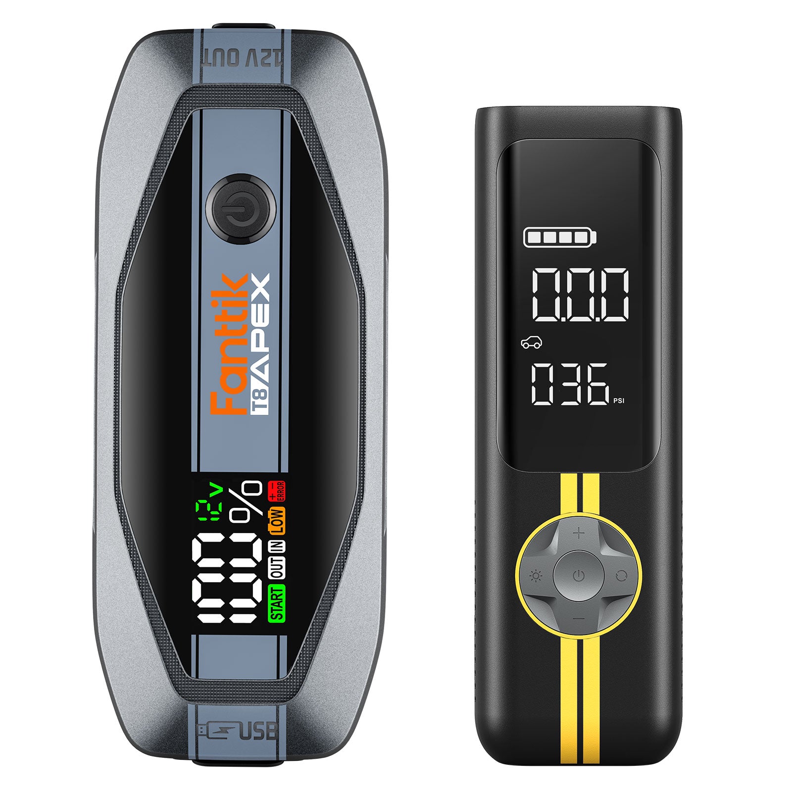 Fanttik X8 APEX Tire Inflator and T8 APEX Jump Starter