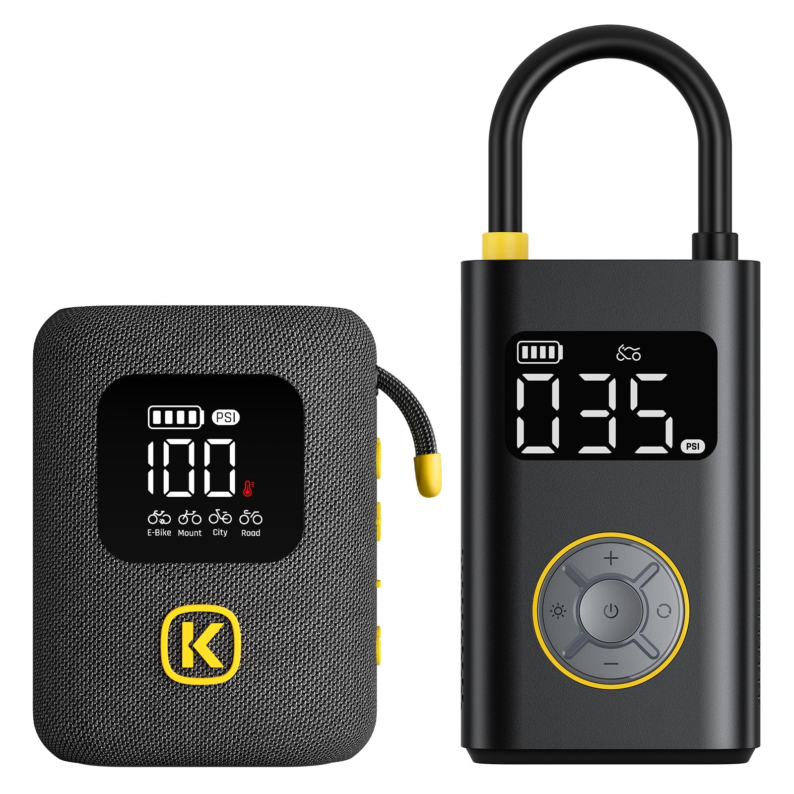 Fanttik X8 Ace Bicycle Tire Inflator and X9 Pro Motorcycle Tire Inflator