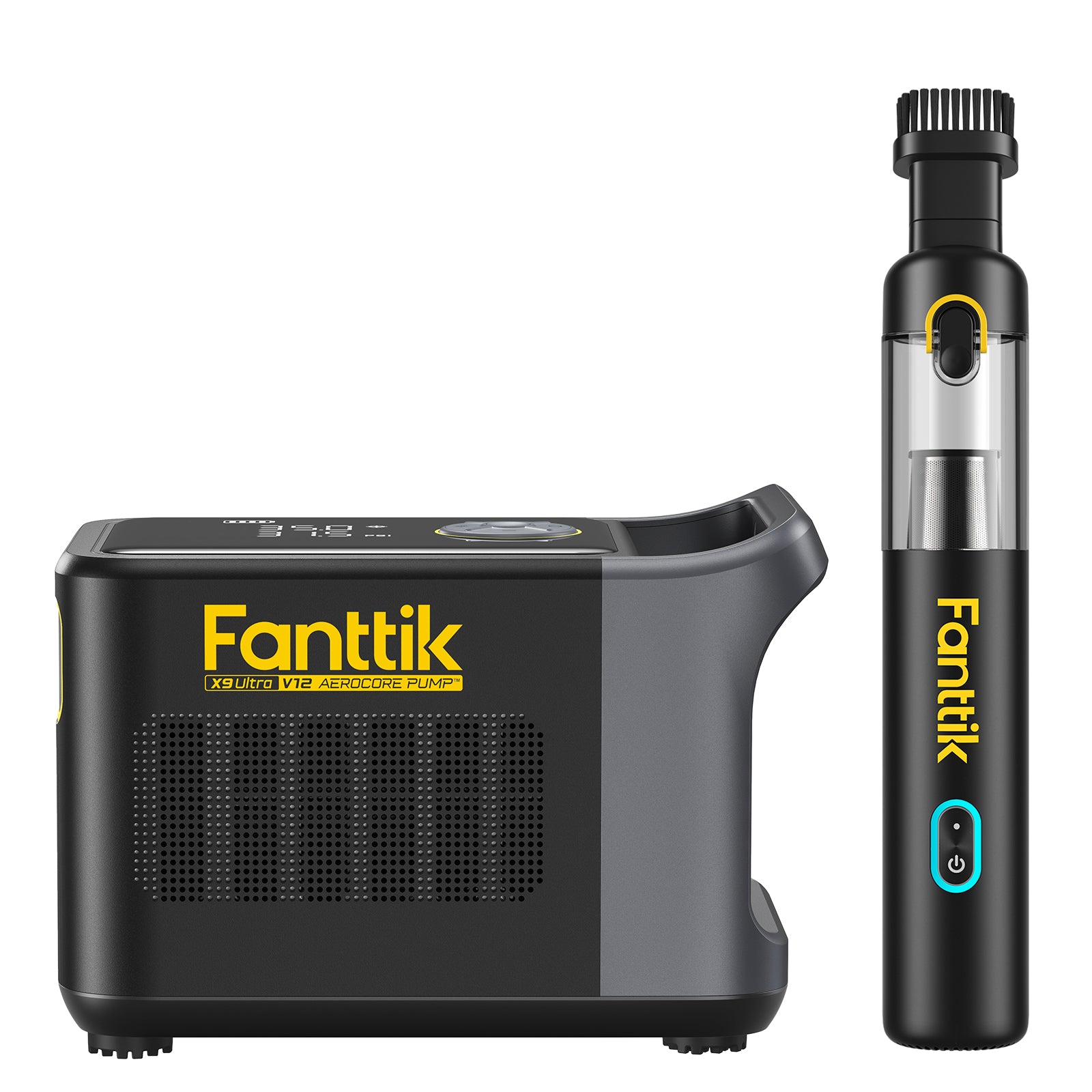 Fanttik X9 Ultra™ Tire Inflator and V8 Mate Cordless Car Vacuum