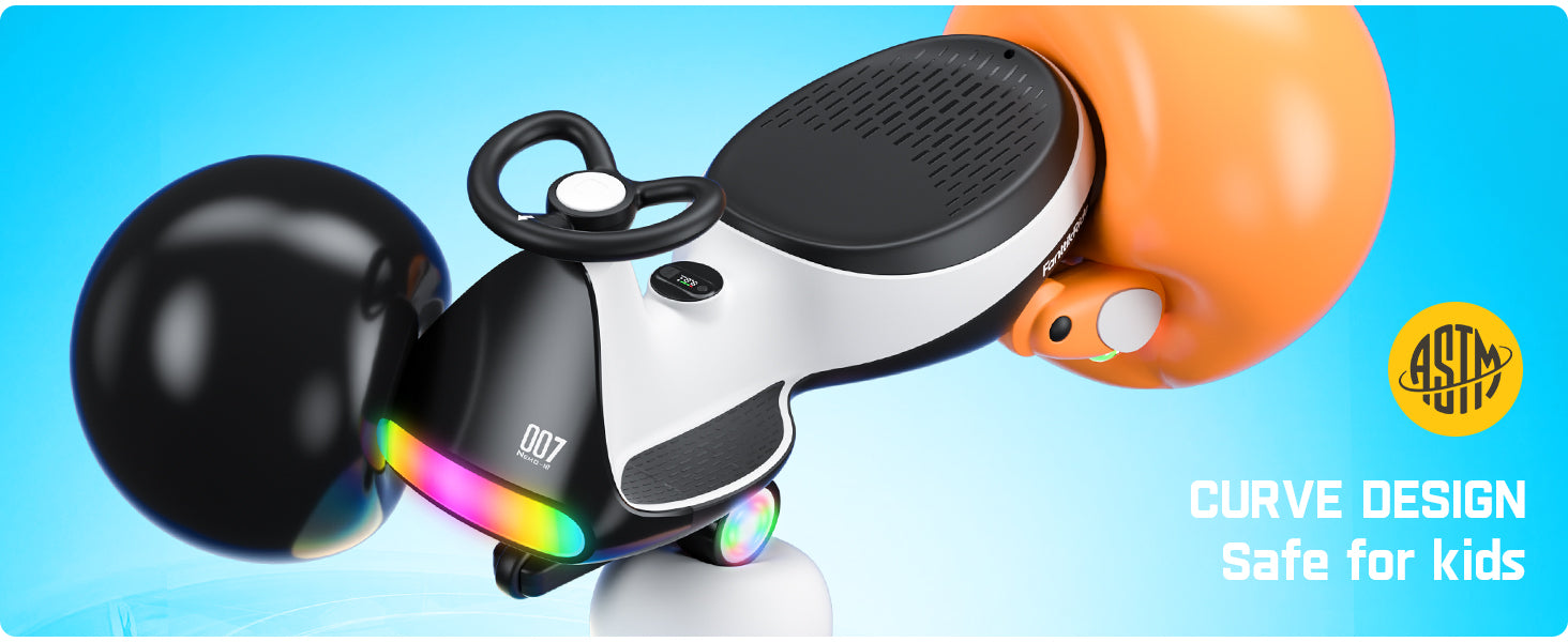 FanttikRide N7 Ultra 24V Electric Wiggle Car with Pedal