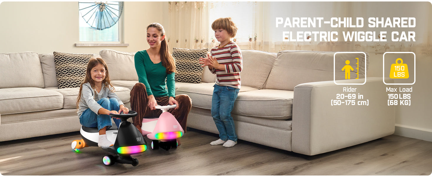 FanttikRide N7 Ultra 24V Electric Wiggle Car with Pedal