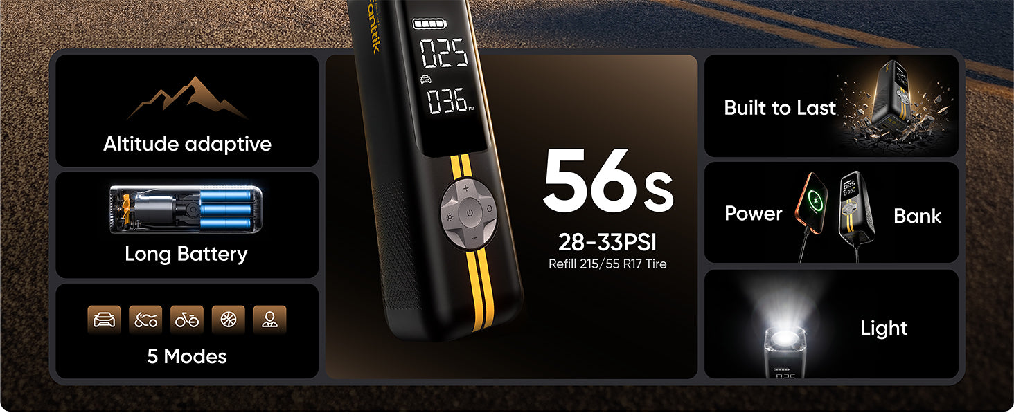 Fanttik X8 APEX Tire Inflator Portable Air Compressor