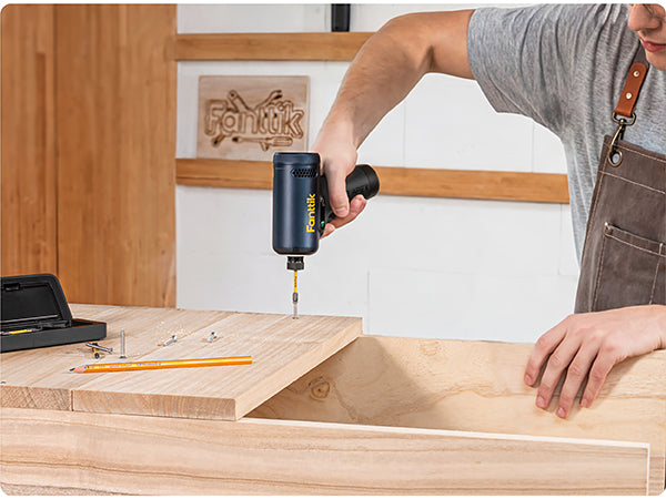 Fanttik REX K2 APEX Impact Driver, Brushless Impact Driver, 1/4'' Hex, Max. 100 N·m Torque, Max. 3000 RPM, 3000mAh Rechargeable Battery, Tool Kit for Cabinet Assembly, Woodworking DIY Projects