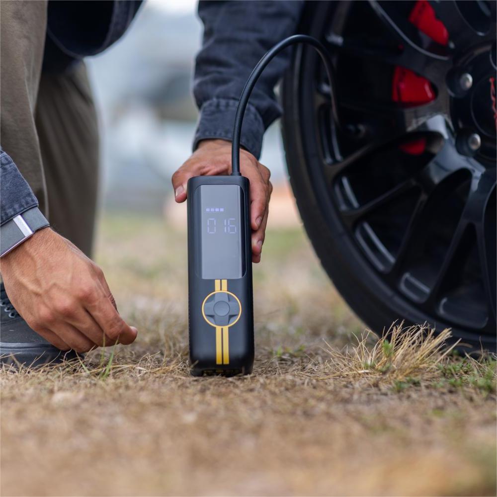 Fanttik X8 APEX™ Tire Inflator Portable Air Compressor, 2X Faster Inflation, 150PSI Cordless Tire Inflator with LCD Dual Screen, Suitable for MPV, Car, E-Bike, Motorcycle, For up to 26.3 Inch Tire