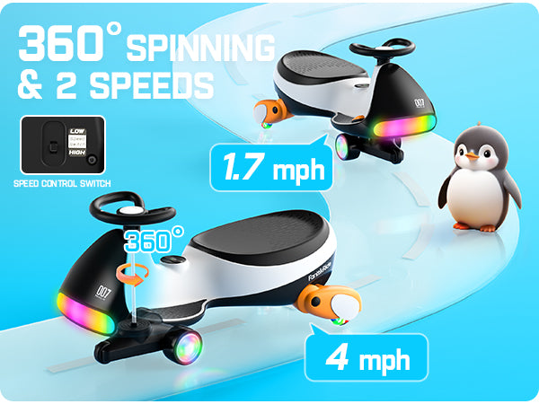 FanttikRide N7 Ultra 24V Electric Wiggle Car with Pedal