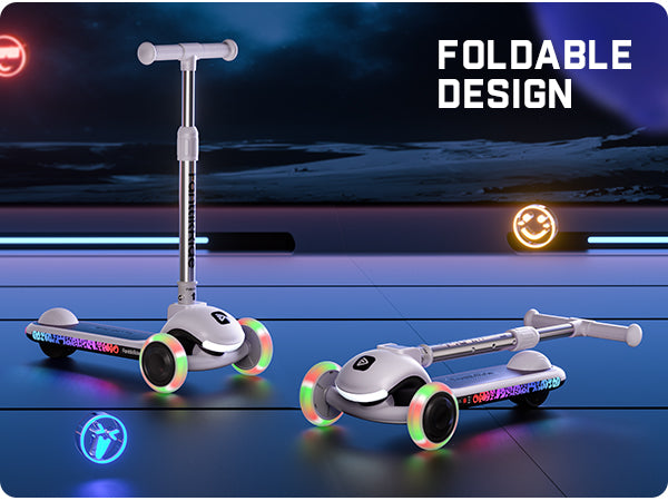 FanttikRide K9 Pro Electric Scooter for Kids 3-6, Adjustable Handlebar Height for Riders 3.3-4.6ft, 88 lbs, Up to 40 min Continuous Time, 4 Miles Range, AI & 2 Max Speed 3.7/6.2 MPH