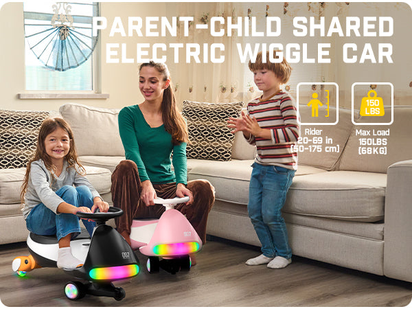 FanttikRide N7 Ultra 24V Electric Wiggle Car with Pedal