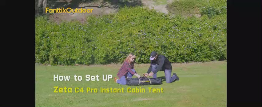 how to set up zeta c4 pro instant cabin tent