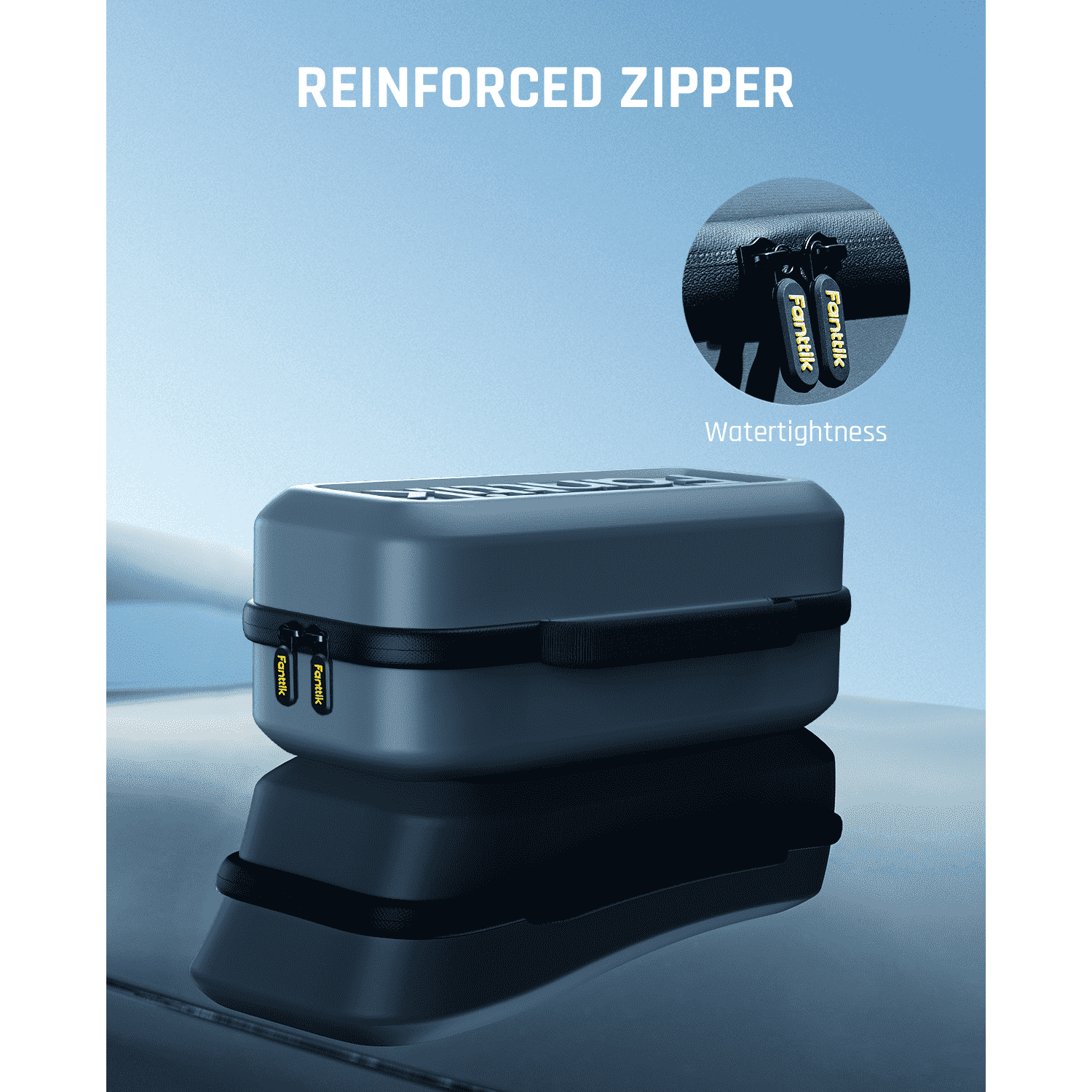 With tightened zipper supporting IP65 water-resistant, this EVA box can provide a securer enclosure that makes it waterproof and dust-proof to better protect your T8 MAX jump starter.