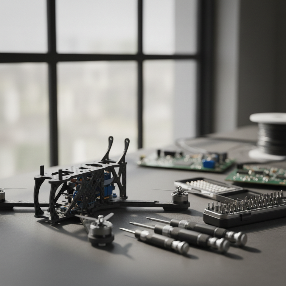 Evaluating Grip and Balance for Intricate Drone Assembly