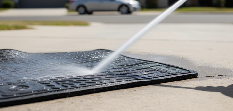 Eliminating Post-Wash Residue on Removable Rubber Liners