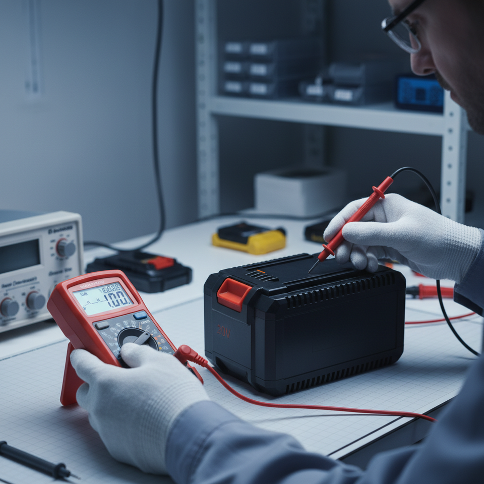 Troubleshooting Rapid Voltage Drops in Aged Outdoor Tool Cells