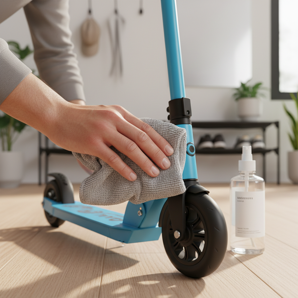 Ride-On Sanitization: Safe Material Care for Indoor Storage