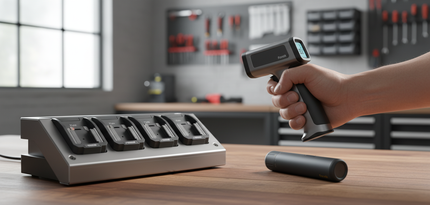 Using Infrared Thermometers to Monitor Workshop Battery Heat