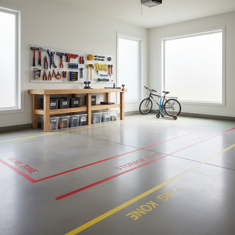 Deciding on Restricted Access Zones for Shared Family Garages