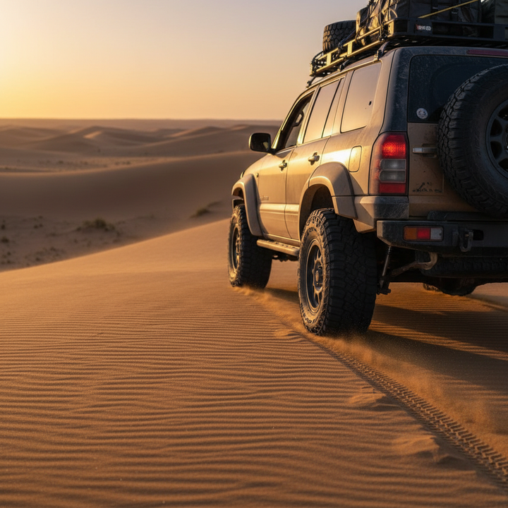 The Footprint Effect: How Lowering PSI Increases Sand Traction