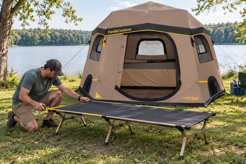 Will a Cot Fit in a Cabin Tent? Measure More Than the Floor