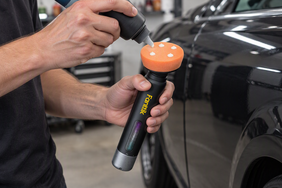 How Much Car Polish Should You Put on a Buffer Pad?
