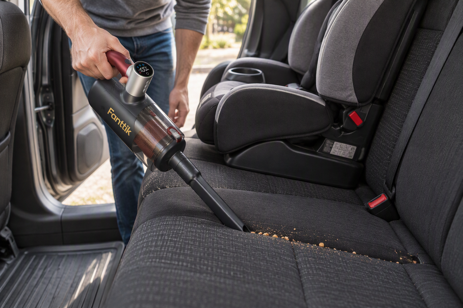 How to Vacuum Around Car-Seat Anchors Without Snagging Straps