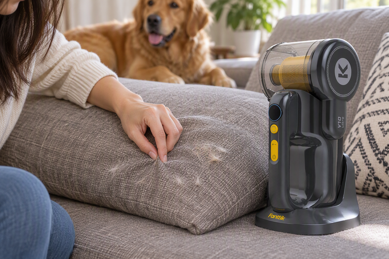 Handheld Vacuum or Lint Roller for Pet Hair on Upholstery?