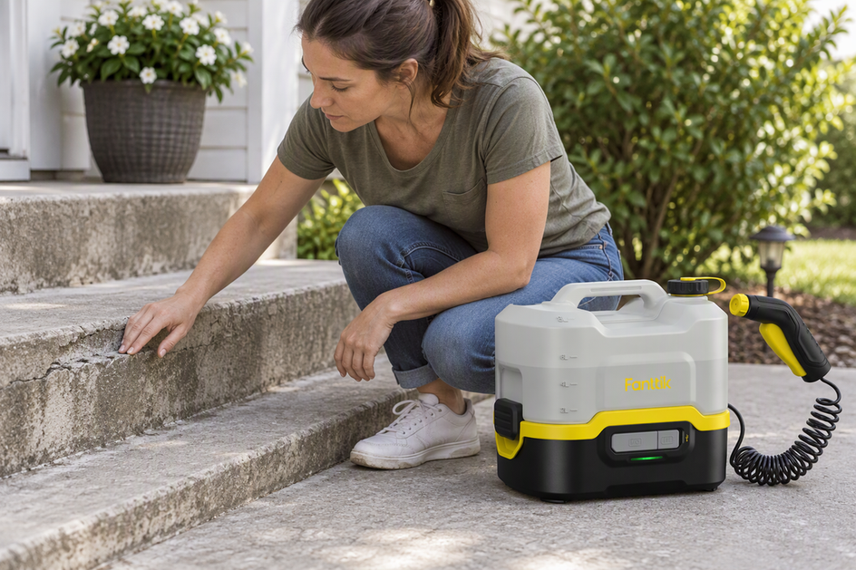 How to Pressure Wash Outdoor Steps Without Creating a Slip Hazard