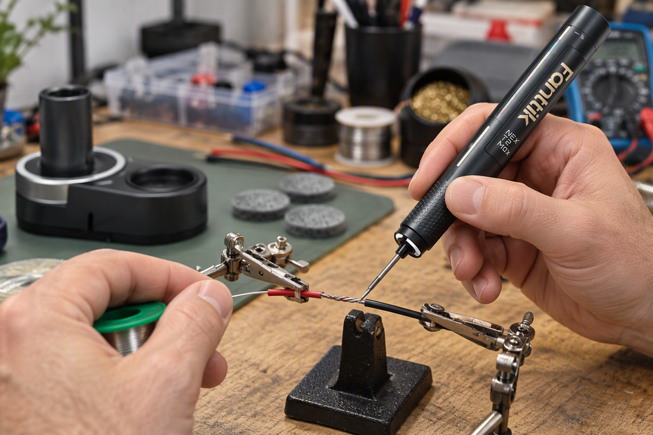 How to Stabilize a Wire Before Soldering Its Connection