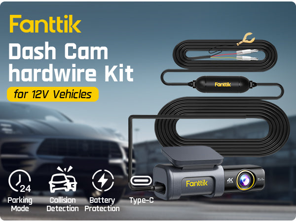 Fanttik C8 APEX True 4K UHD Dash Cam - Capture Every Detail